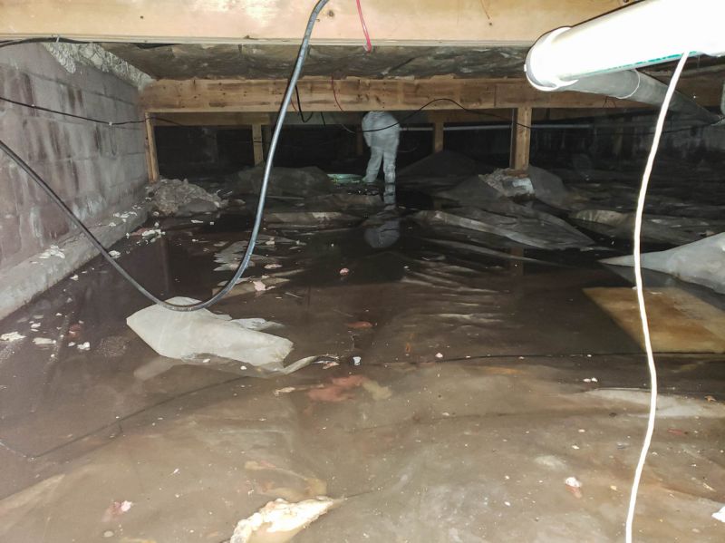 Properly Sealed Crawlspace